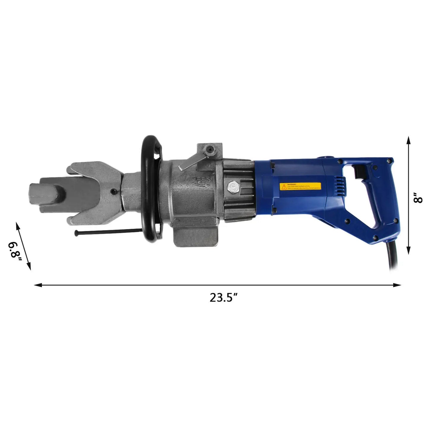 SucceBuy Handheld 800W Electric Hydraulic Rebar Steel Bender 4mm-16mm 110V Bending Speed 5S With Wrench and Spanners RC-16