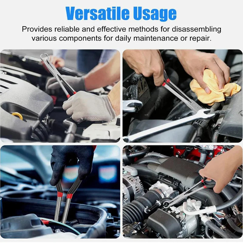 Electrical Disconnect Pliers Automotive Radiator Hose Clamp Tool Portable Car Soldering Aid Pliers for Motorcycle Car Repair