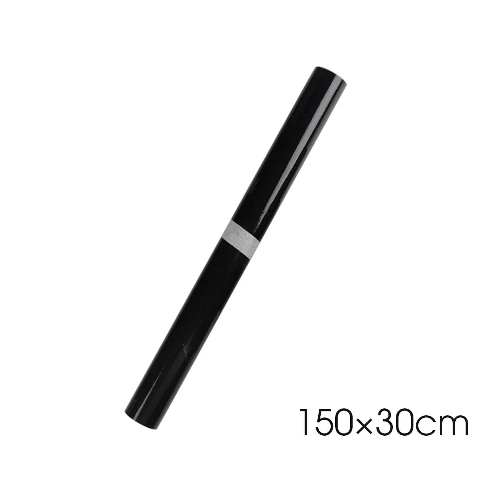 Gloss Black Car Body Film Vinyl Wrap Decals Self Adhesive Sticker Motorcycles Bike Auto Skin Color Changing Films 150*50cm 2028