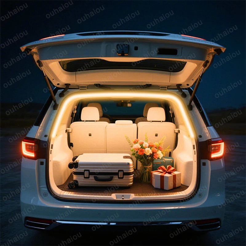 FOR 2011-2026 Honda ODYSSEY 2019-2026 Passport Trunk Modification Atmosphere Lights White Warm White Rear Trunk LED Light Bar