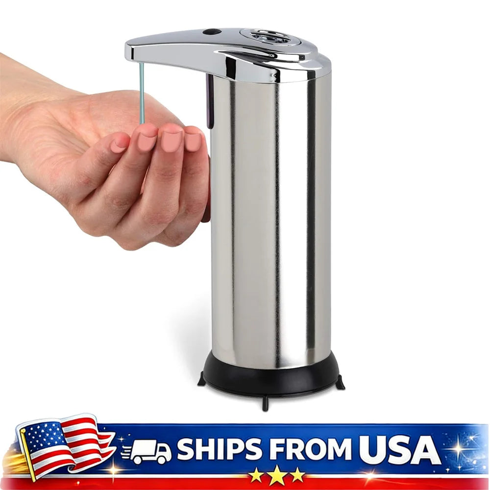Touchless Automatic Soap Dispenser With Infrared Sensor Large Capacity Liquid Soap Sanitizer For Kitchen Bathroom Home