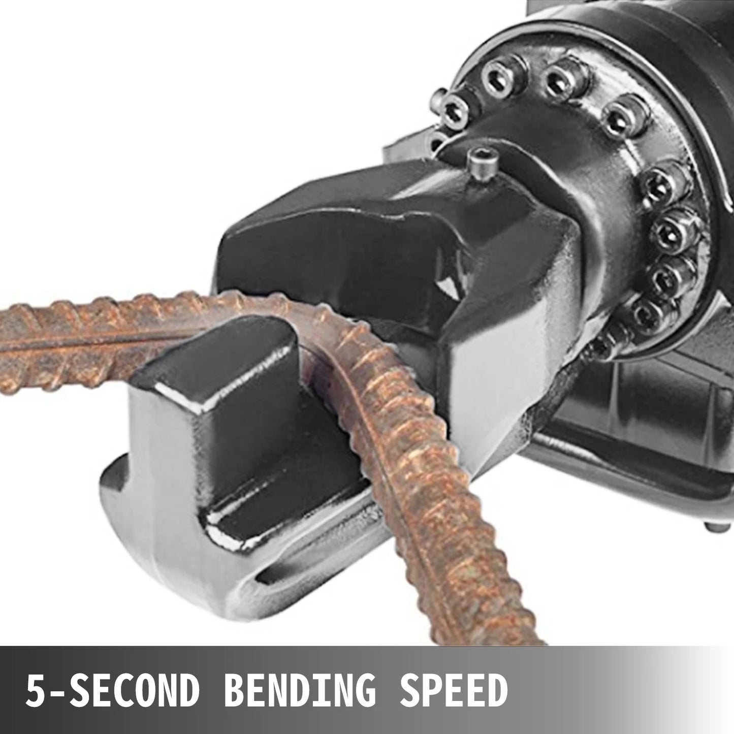 SucceBuy Handheld 800W Electric Hydraulic Rebar Steel Bender 4mm-16mm 110V Bending Speed 5S With Wrench and Spanners RC-16