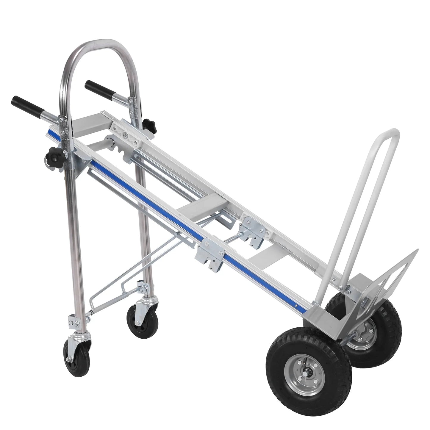2 in 1 Industrial Convertible Collapsible Truck 1000 LBS Capacity Heavy Duty with Wheels for Transport Moving Furniture