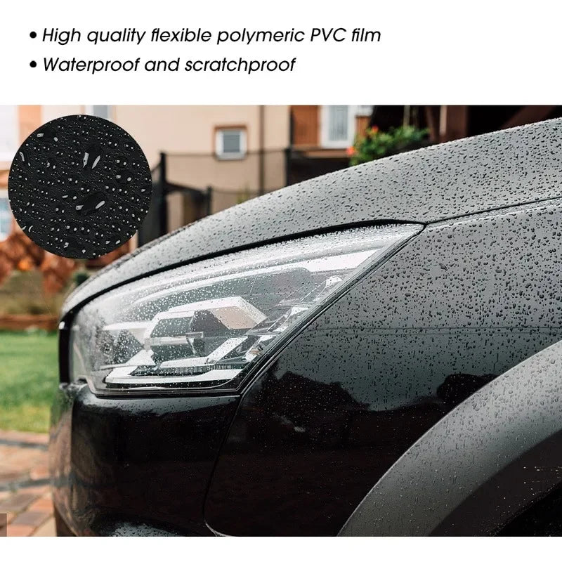 Gloss Black Car Body Film Vinyl Wrap Decals Self Adhesive Sticker Motorcycles Bike Auto Skin Color Changing Films 150*50cm 2028
