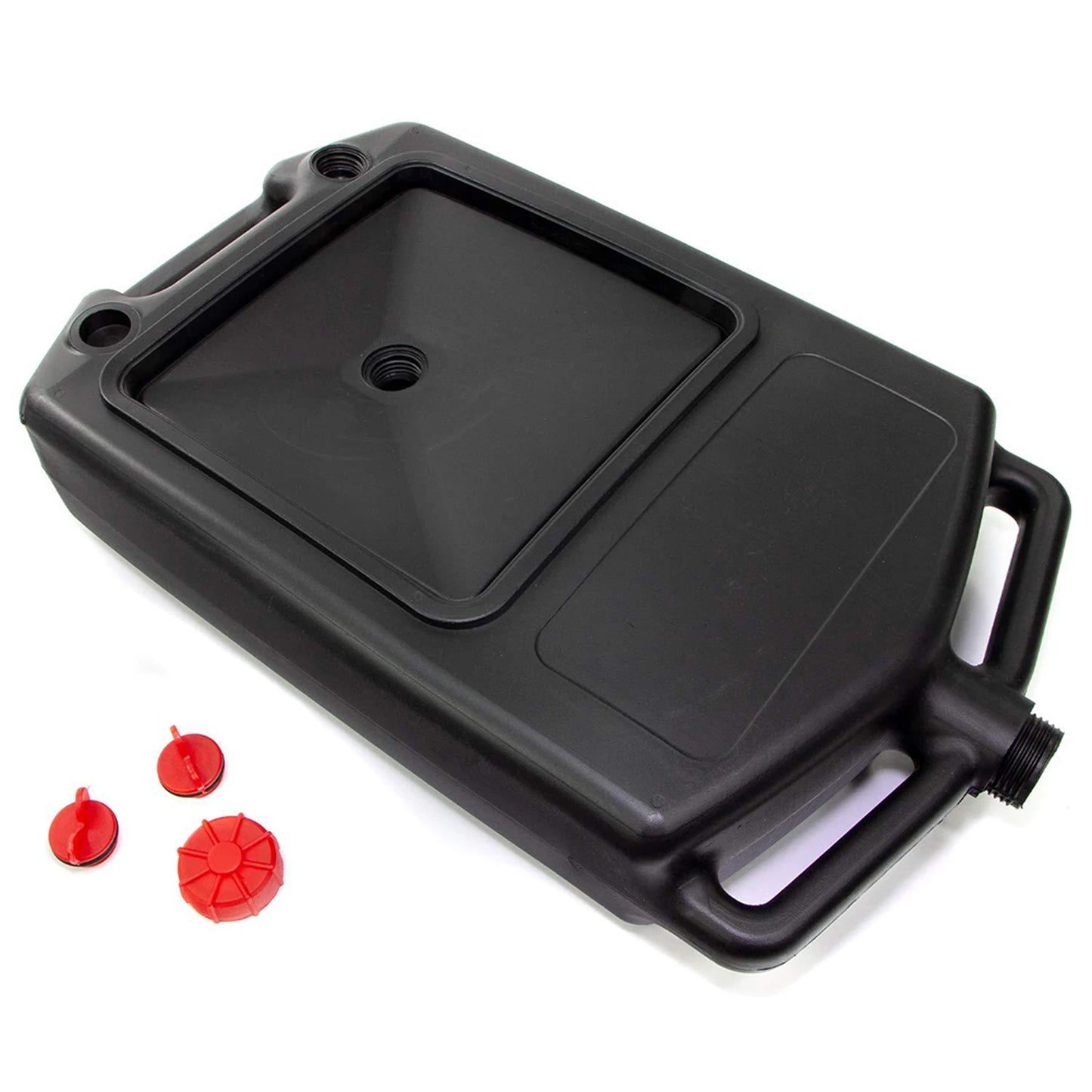8L Spill-Proof Oil Drain Pan with Lid Waste Engine Oil Collector Anti Splash Heavy Duty Oil Change Tray for Cars & Motorcycles
