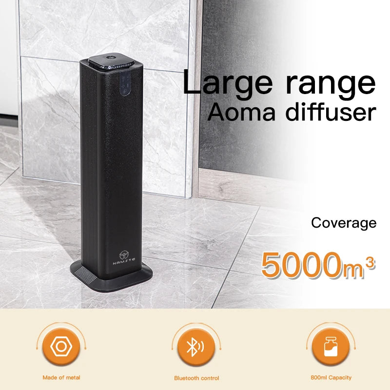 Namste 5000m³ Large Smart Bluetooth Essential Oils Fragrance Diffuser 800ML Scent Machine for Home Hotel Office Air Freshener