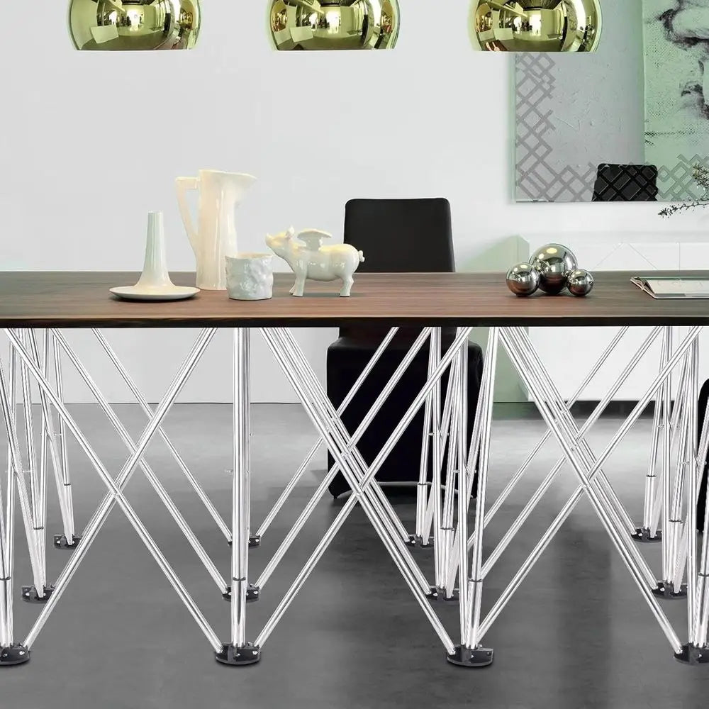 Collapsible Steel Workbench | Heavy-Duty Telescopic Sawhorse with 1500kg Capacity for Carpentry and Woodworking