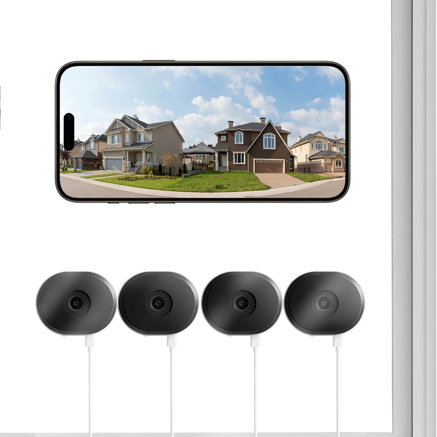ZOSI 3MP 2K Window Security Camera Full Color Night Vision 2-Way Talk AI Detection 2.4/5GHz WiFi Easy Install Home Surveillance