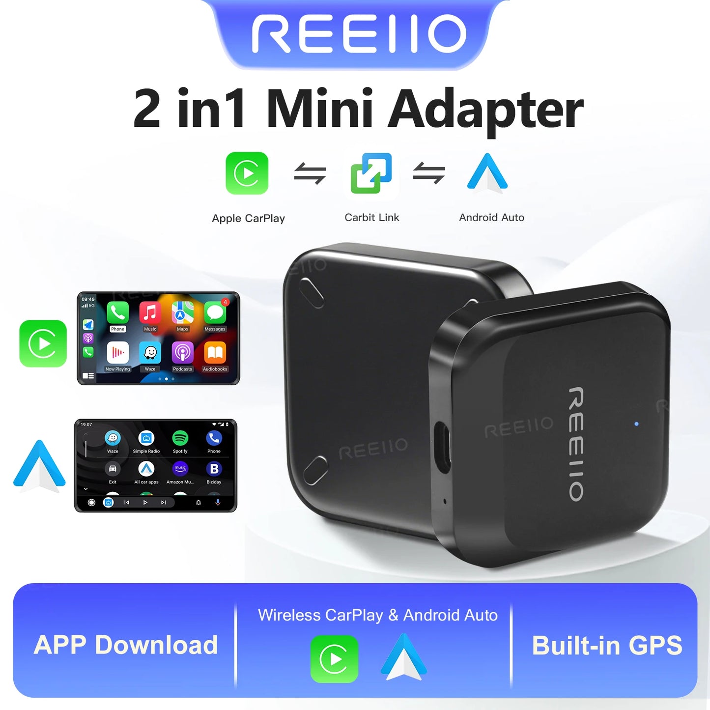 New Plug and Play Carbitlink Smartlink  Phonelink Adapter to Wireless CarPlay Android AUTO dongle Box Jetour X70X70S X90 X95