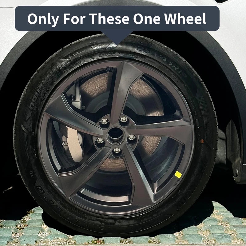 TSLLUG 4PCS 19-Inch Cyclone Style Hubcap for Tesla Model Y Juniper 2025-2026 Automobile Hubcap Full Rim Cover Accessories