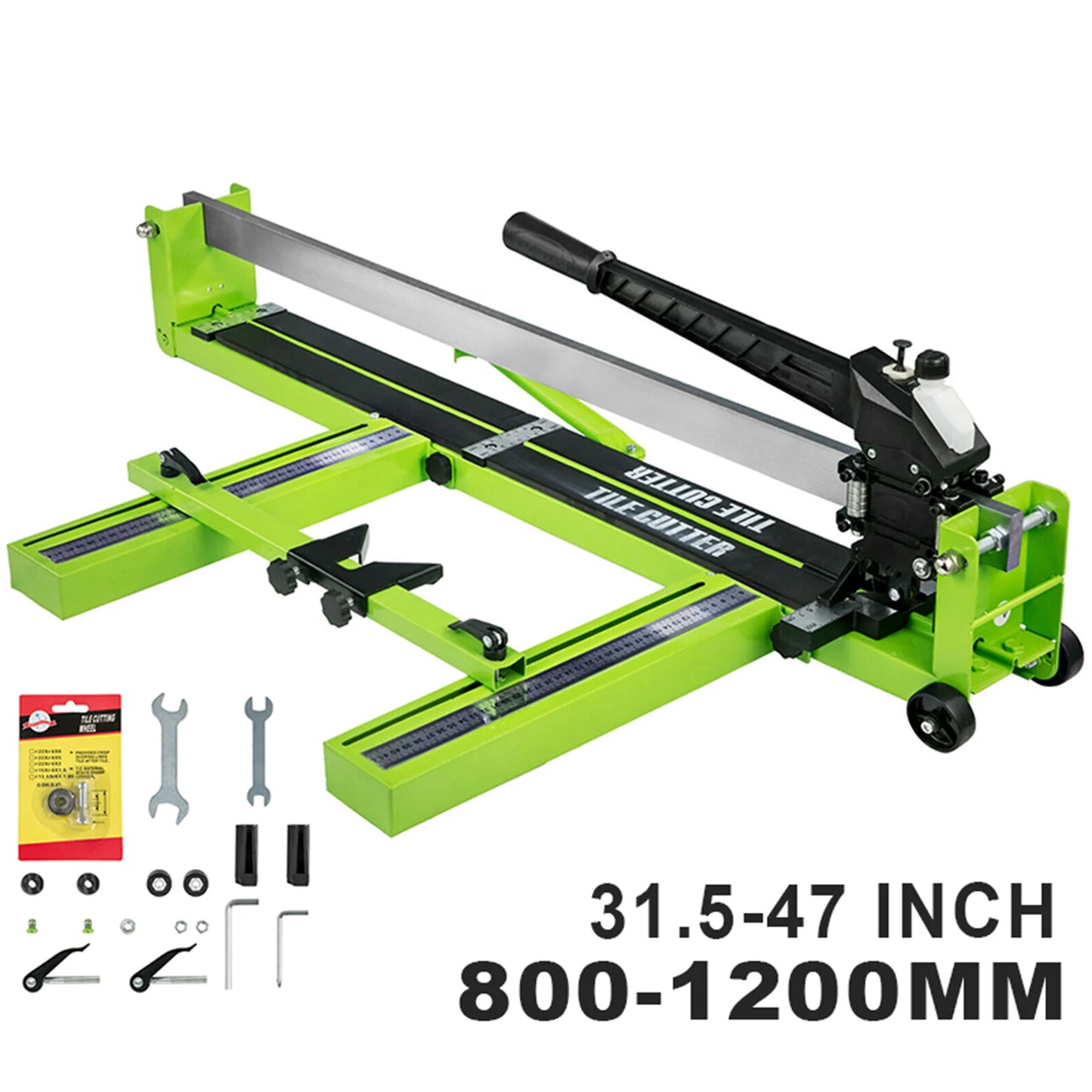 SucceBuy Manual Tile Cutter Infrared Laser Positioning Floor Cutter Push Knife Professional Tool for Cutting Porcelain Ceramic