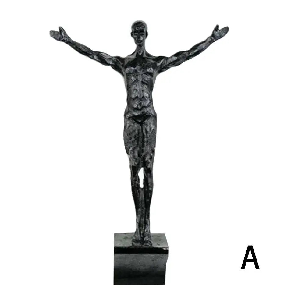 Climbing Athlete Man Art Sports Wall Hanging Ornaments Home Figures Miniatures Rock Climbing Man Resin Sculptures Statue
