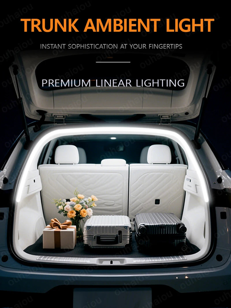 FOR 2011-2026 Honda ODYSSEY 2019-2026 Passport Trunk Modification Atmosphere Lights White Warm White Rear Trunk LED Light Bar