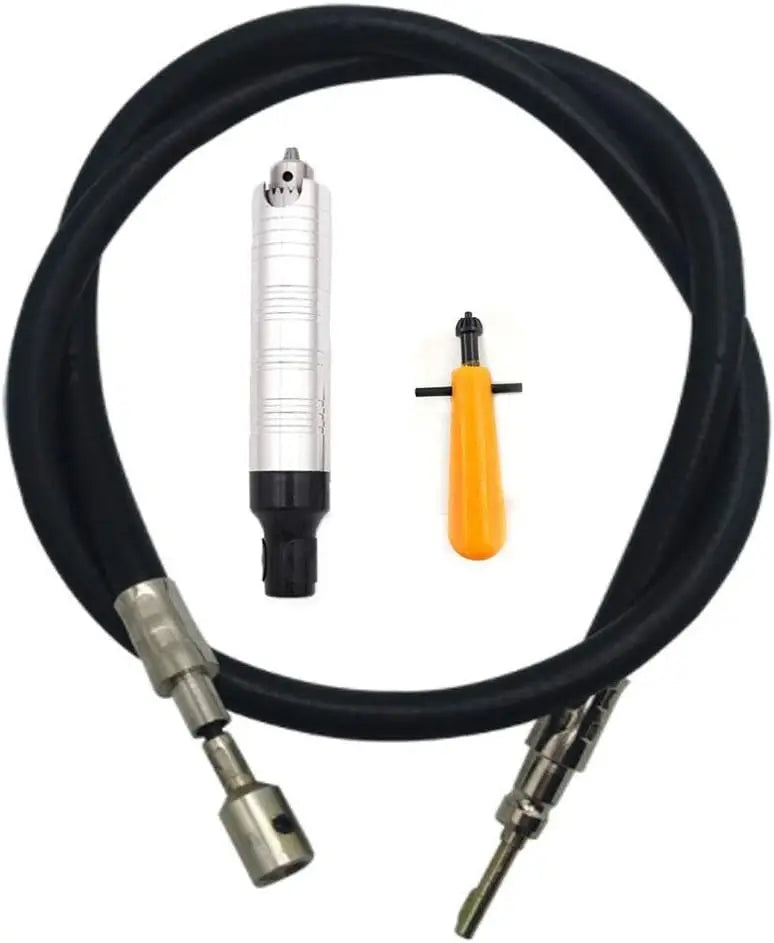 Flex Shaft Rotary Tool with Foot Pedal, 30 Accessories for Carving, Polishing, Drilling