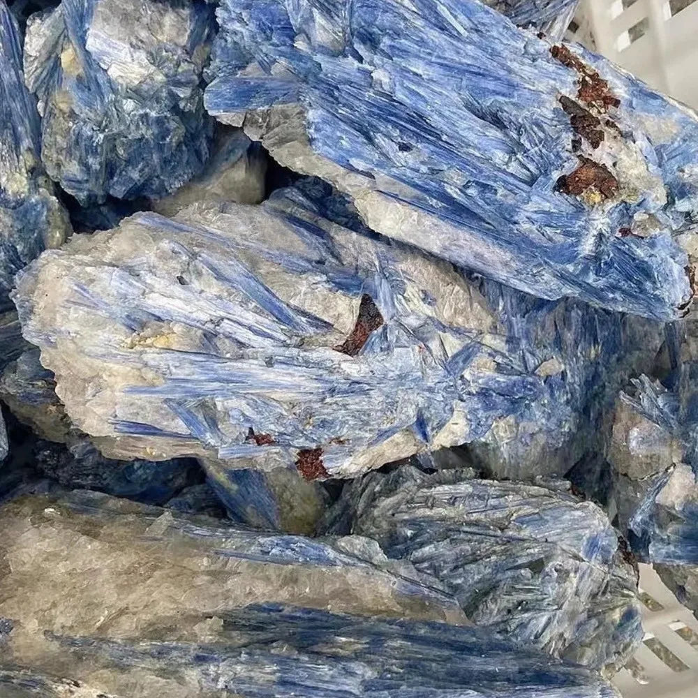 800-1000g Kyanite Specimen Raw Stone Blue Crystal  Mineral Raw Stone Healing Crystals  Home Decor Decoracion Feng Shui