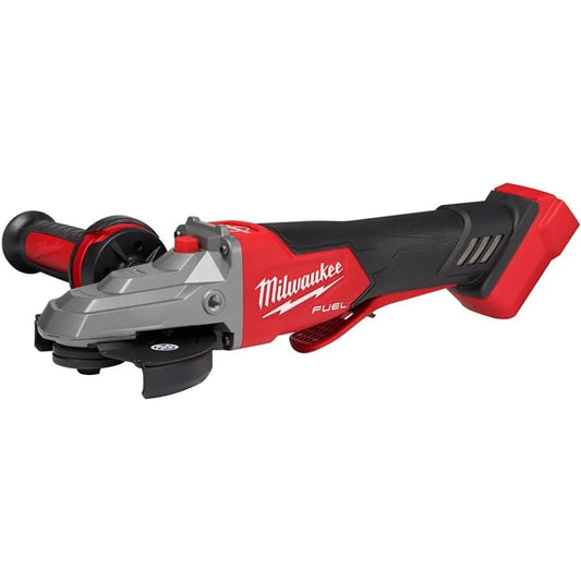 M18 FUEL 18-Volt Lithium-Ion Brushless Cordless 5 in. Flathead Braking Grinder with Paddle Switch No-Lock (Tool-Only)