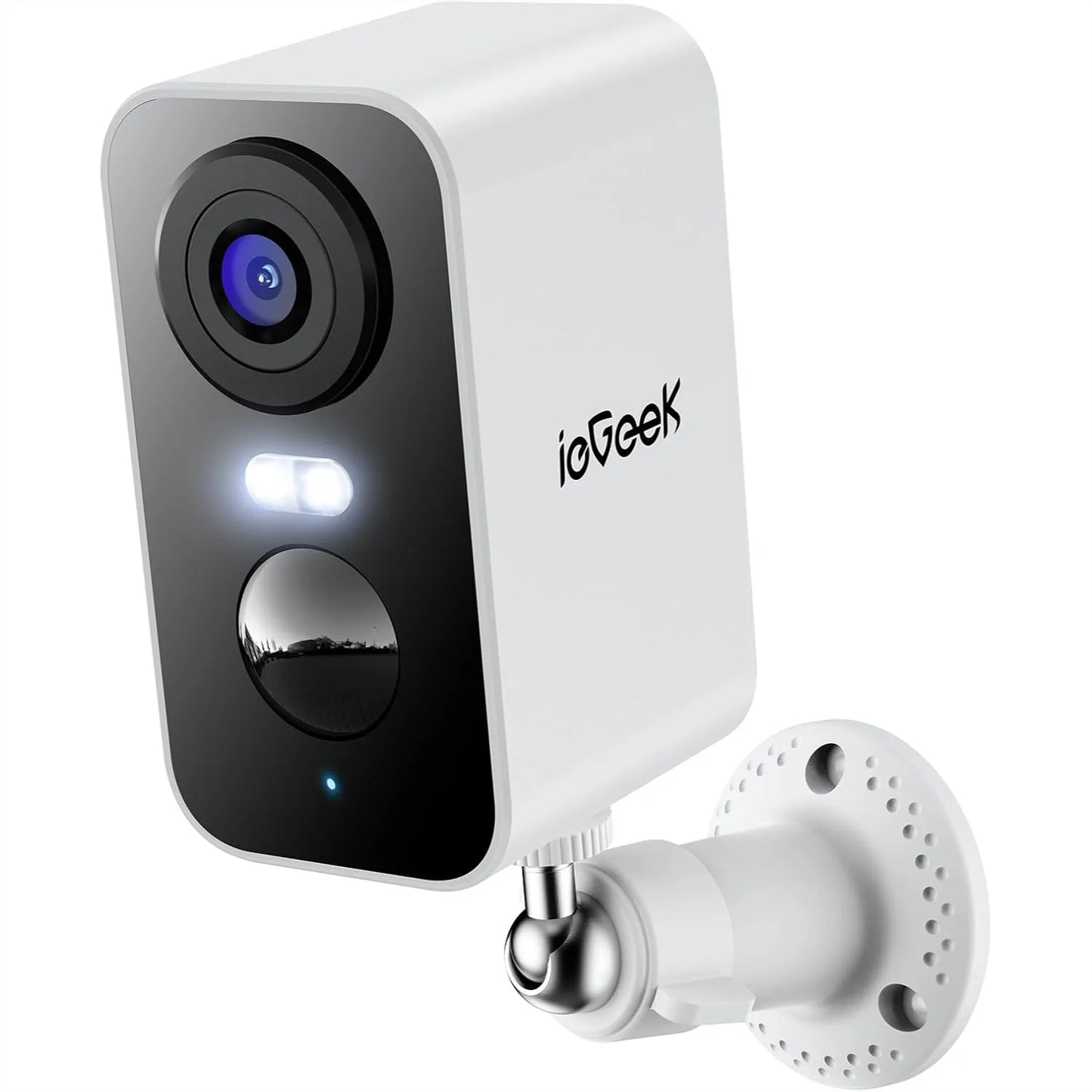 Wireless Outdoor Security Camera, 2K Battery-Powered with Spotlight, Siren, AI Detection, Color Night Vision for Home Safety