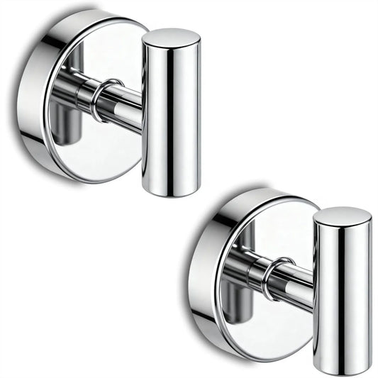 Suction Cup Hooks for Shower, Heavy Duty Up to 11 lbs, No Damage Removable Towel Holder for Bathroom, Kitchen, Glass, Tile