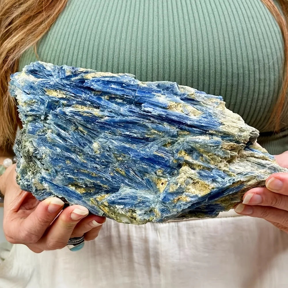 800-1000g Kyanite Specimen Raw Stone Blue Crystal  Mineral Raw Stone Healing Crystals  Home Decor Decoracion Feng Shui