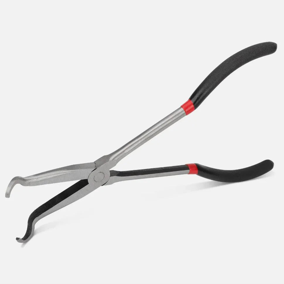 Car Ignition Spark Plug Removal Pliers Clamp Automotive Hand Repair Tool Secure Ring Nose Design Non-Slip Handles Engine Tool