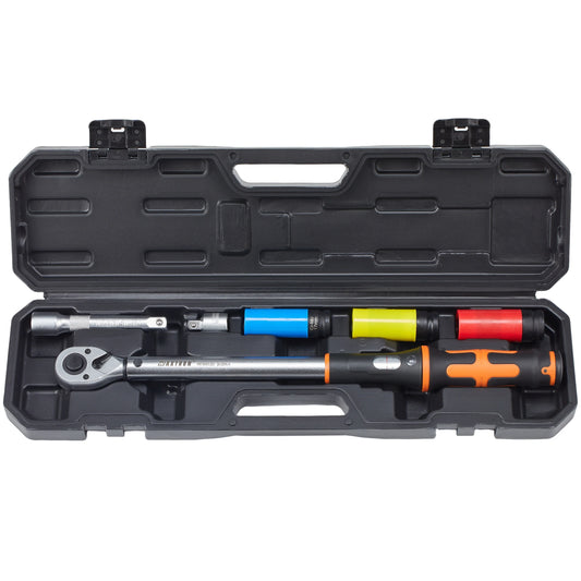Waxtron 1/2'' Scale Window Torque Wrench 20-200N.m 6PCS High Precision Adjustabe Torque Wrench For Car Automotive Repairs Hot