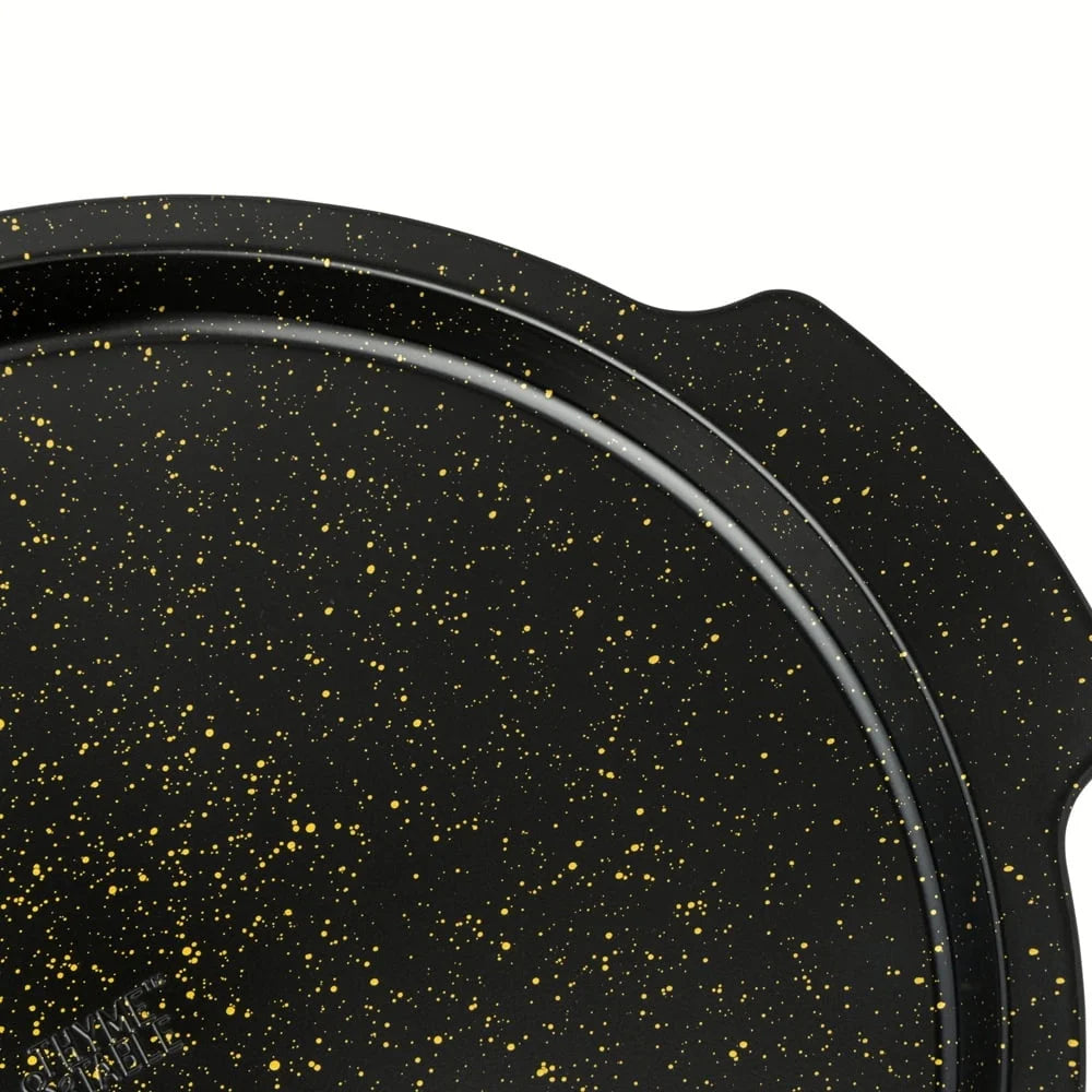 14 Inch Non Stick Pizza Pan Durable Metal Bakeware Oven Safe Easy Cleanup Versatile Kitchen Essential Perfect Baking Results