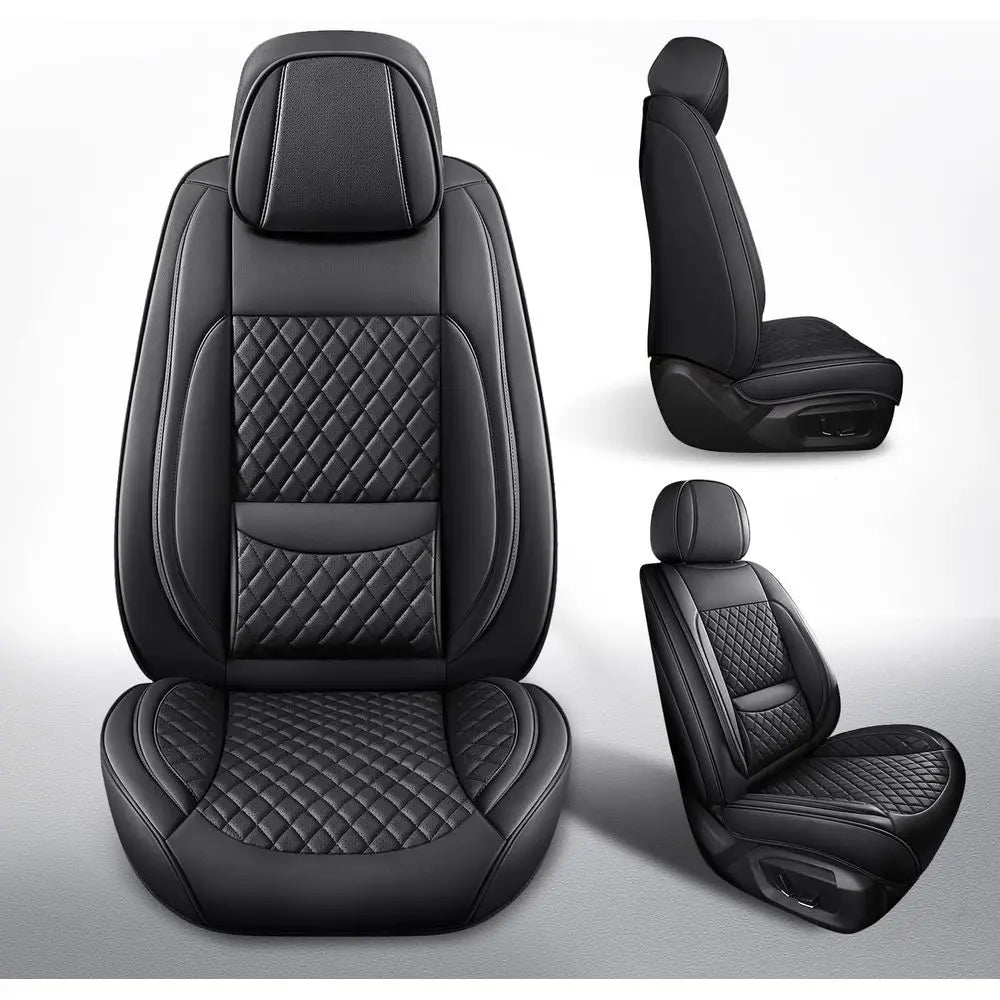 Full Coverage Waterproof Car Seat Covers Full Set Leather Car Seat Protector Automotive Seat Covers Universal Vehicle Cushion Co
