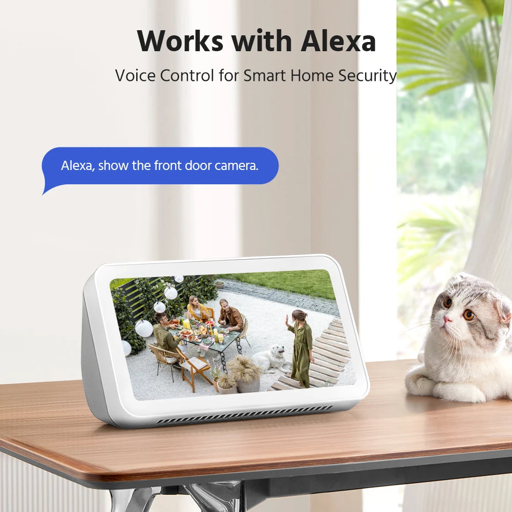ANNKE Wireless Security Camera System 4CH NVR 4MP Dual Lens WiFi6 Outdoor CCTV Kit Home Surveillance with Alexa