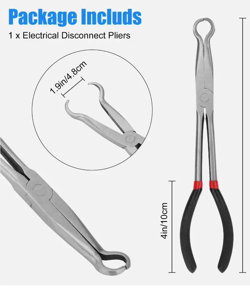 Car Ignition Spark Plug Removal Pliers Clamp Automotive Hand Repair Tool Secure Ring Nose Design Non-Slip Handles Engine Tool