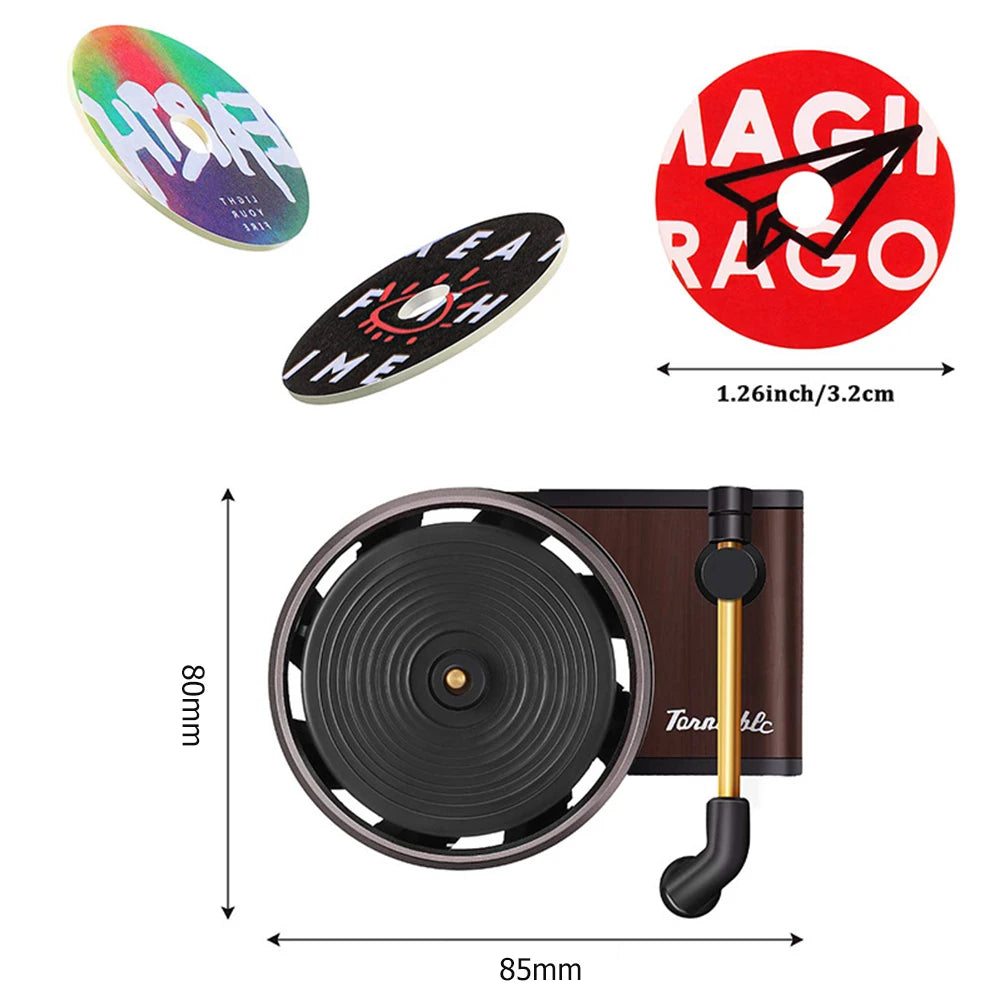 Air Vent Outlet Aromatherapy Clip Spin Phonograph Car Air Freshener Vent Clip Deodorant Auto Interior Decoration Accessories