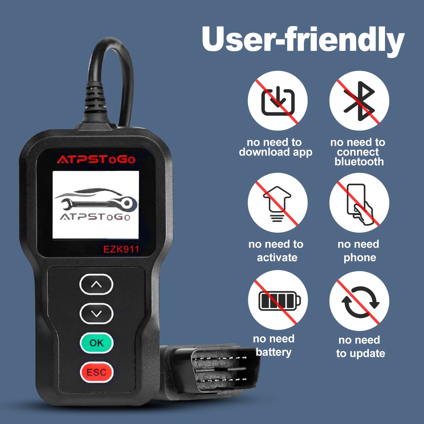 ATPSTOGO OFFERS MULTIPLE OPTIONS REMOTE PROGRAMMING KEY FOB TOOL FOR CHRYSLER DODGE JEEP HONDA TOYOTA LEXUS FORD GMC NISSAN
