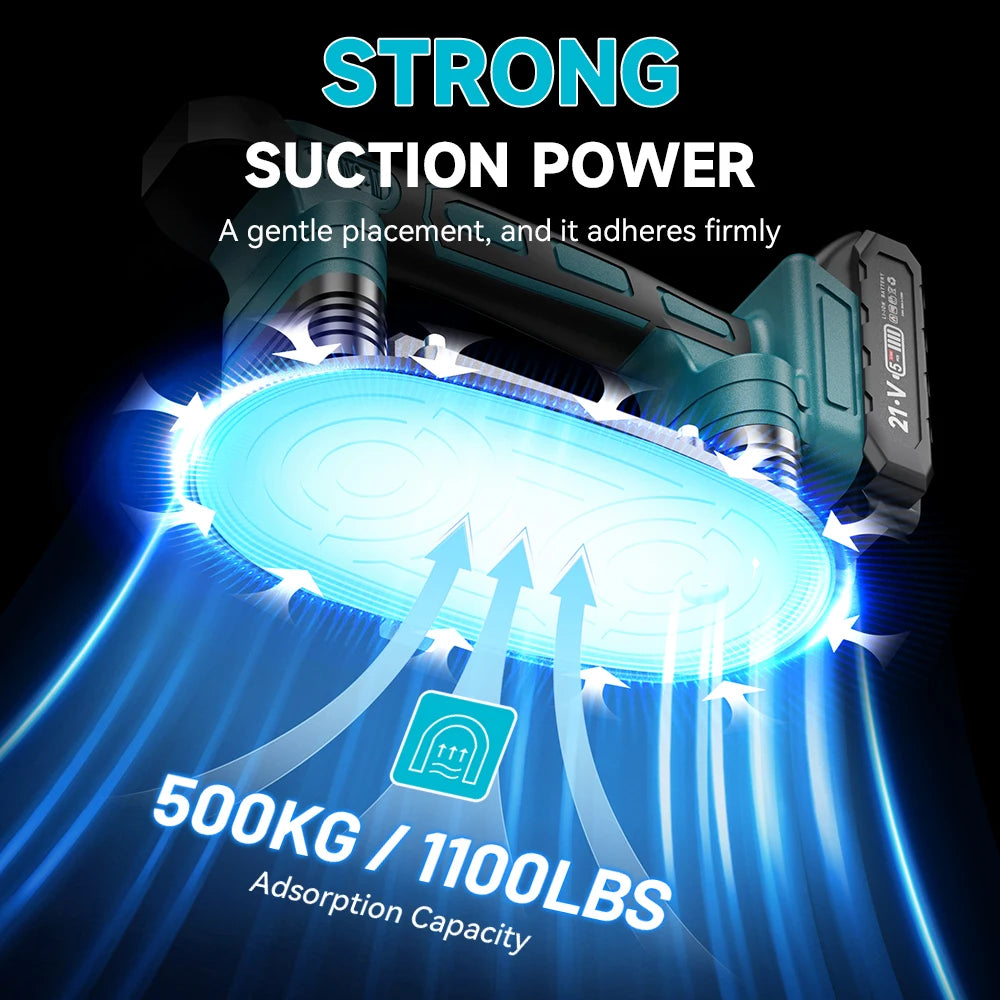 YEARTOP 9 Speed 500KG Tile Installation Tool Tile Laying Vibration Machine Vibrator Tiling Leveling Tool For Makita Battery