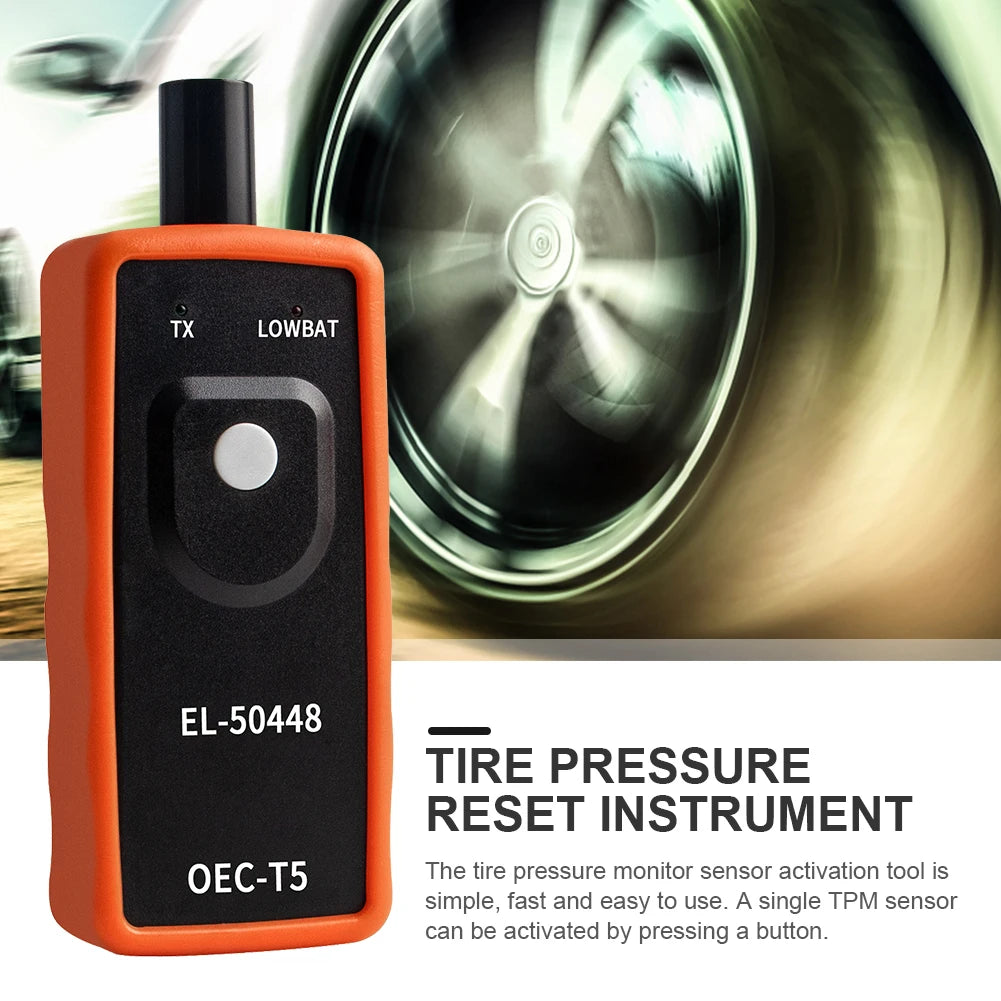 EL-50448 TPMS Reset Tool Multi-Purpose Automatic Tire Pressure Sensor Car Tire Pressure Monitor System for Most Vehicles