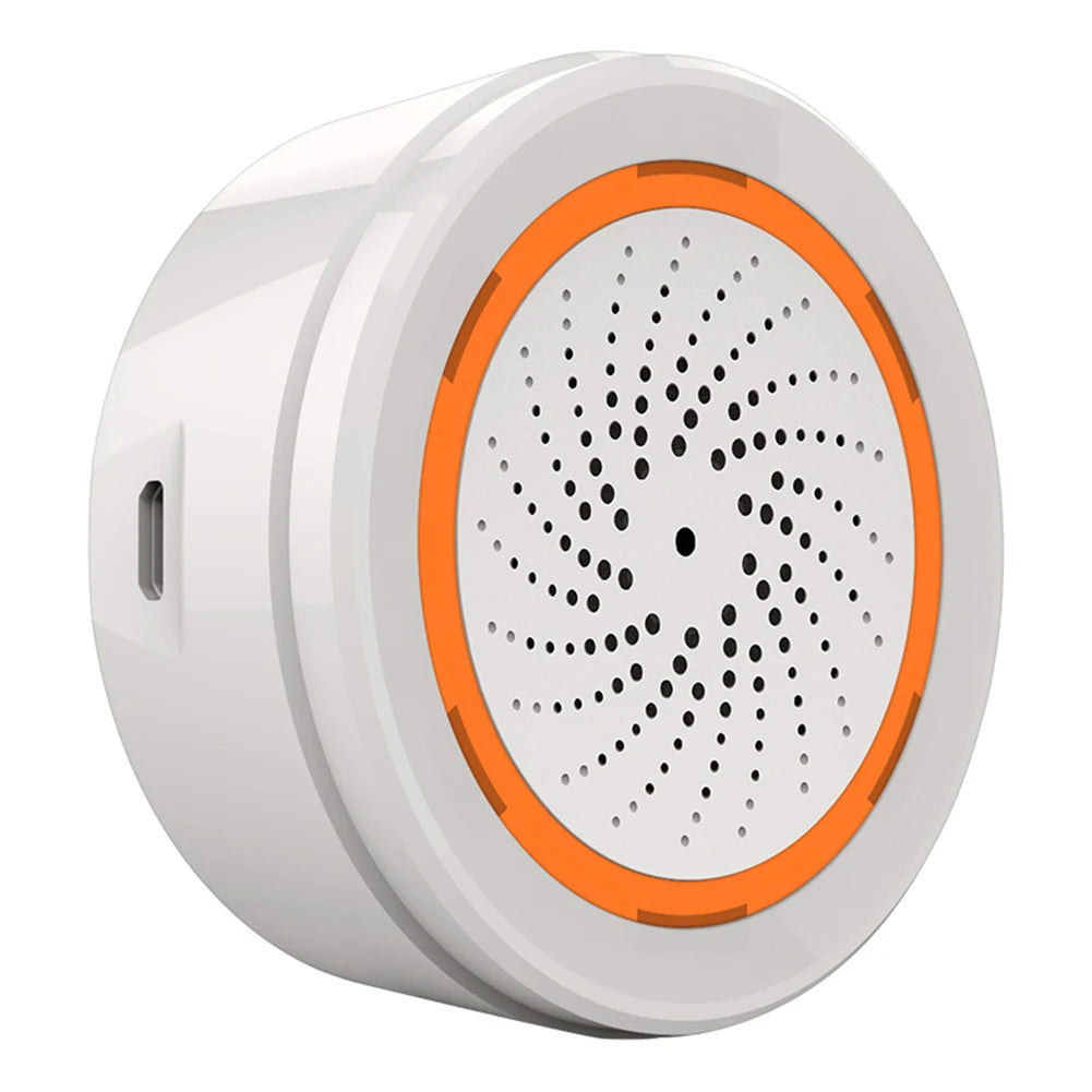 Smart Siren Alarm Tuya Zigbee Sound Light Sensor Smart Alarm Siren App Remote Control Home Security Protection System