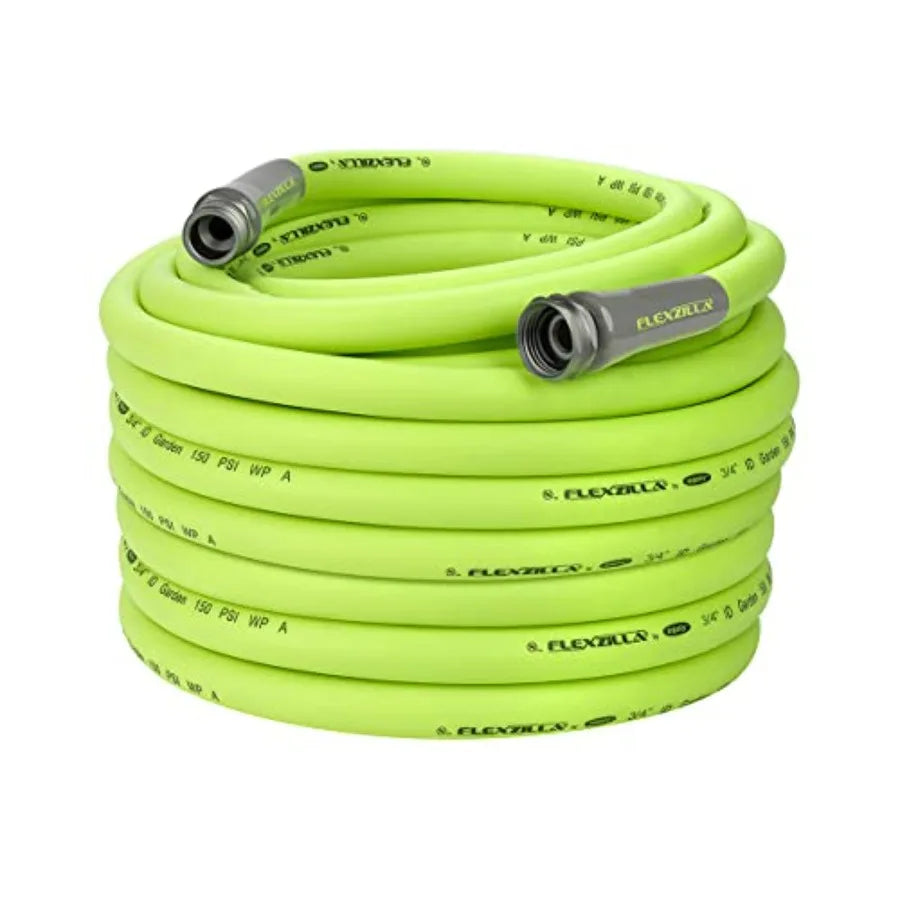 Heavy duty 3 4 in. x 100 ft garden hose designed for outdoor irrigation and watering plants lightweight construction for easy h
