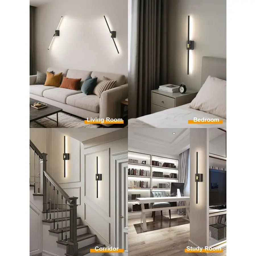 Operated Wall Sconces Set of 2, 10000mAh Rechargeable Wall Lights with Remote, 360 Rotate 3000K6000K LED Wireless Wall Light Fix