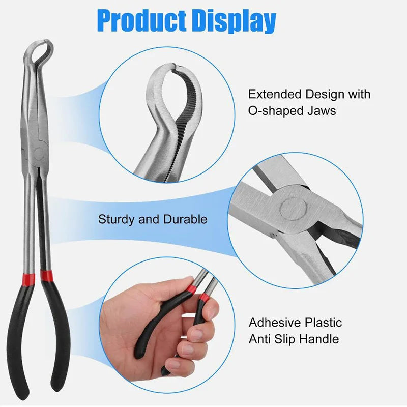 Electrical Disconnect Pliers Automotive Radiator Hose Clamp Tool Portable Car Soldering Aid Pliers for Motorcycle Car Repair
