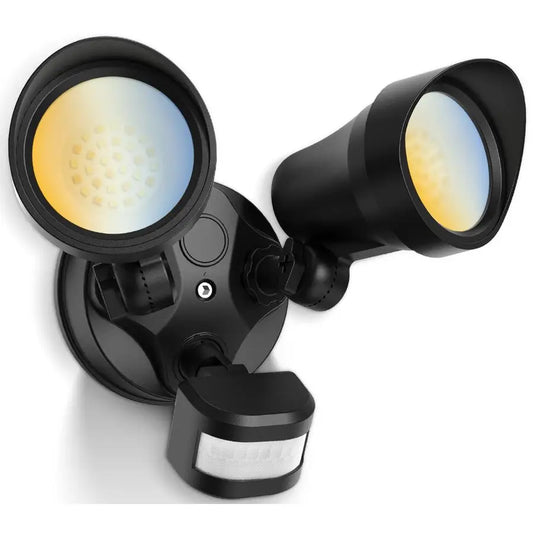 Motion Sensor Outdoor Lights, 30W 3500LM Flood Lights Outdoor, 3 Modes Dusk to Dawn Auto On Time, 3CCT 3000K 4000K 6500K Waterpr