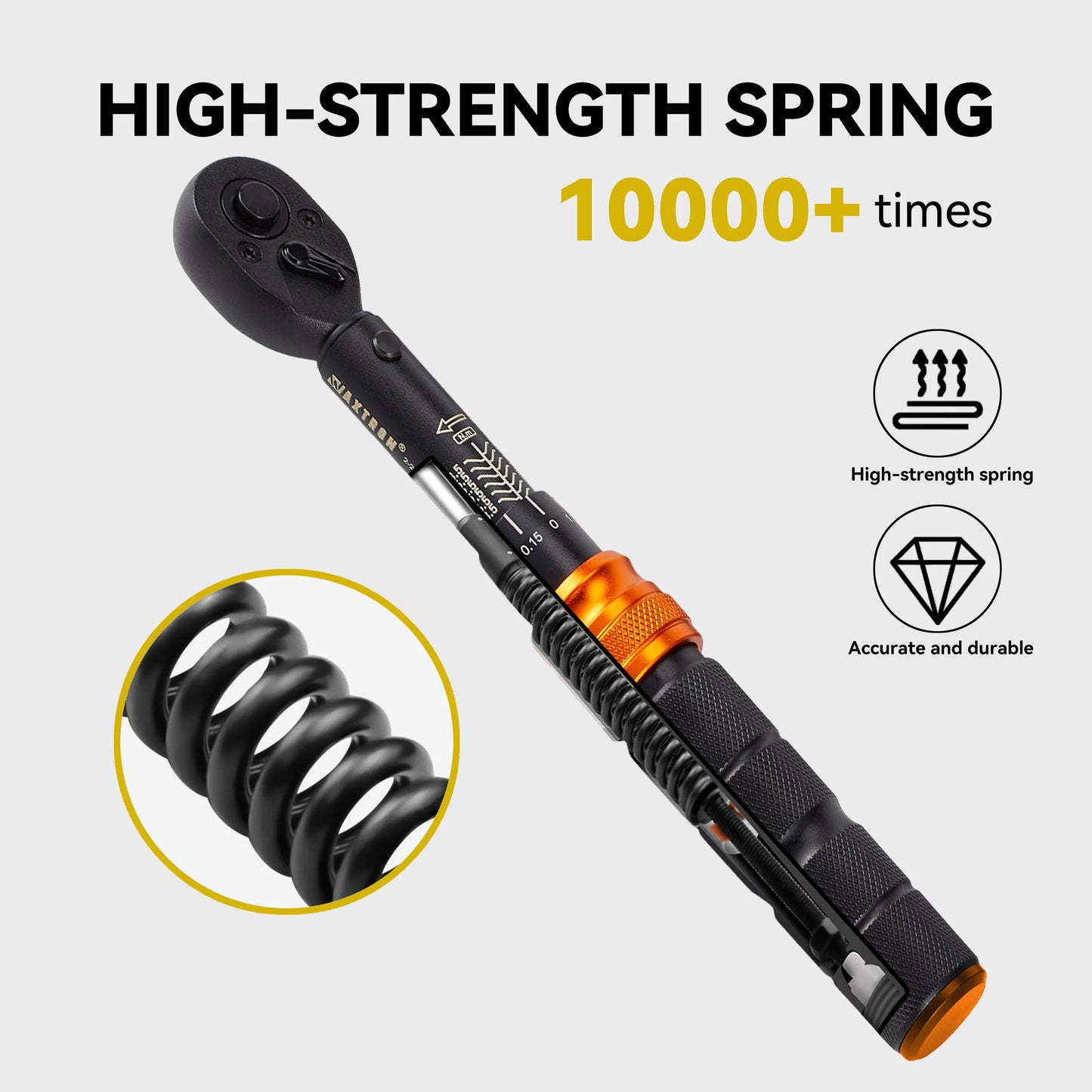 Waxtron 1/4‘’ Bicycle Torque Wrench 2-20N.m Hand Tools Portable 35Pcs Professional Torque Wrench For Bike (MTB) Cycling Repair