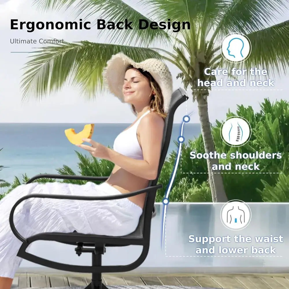 Patio Table and Chairs Set, Outdoor Dining Set or 8 Persons, 9 Piece Patio urniture Dining Set or Deck Yard Garden Poolside