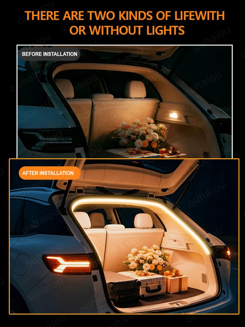 FOR 2011-2026 Honda ODYSSEY 2019-2026 Passport Trunk Modification Atmosphere Lights White Warm White Rear Trunk LED Light Bar